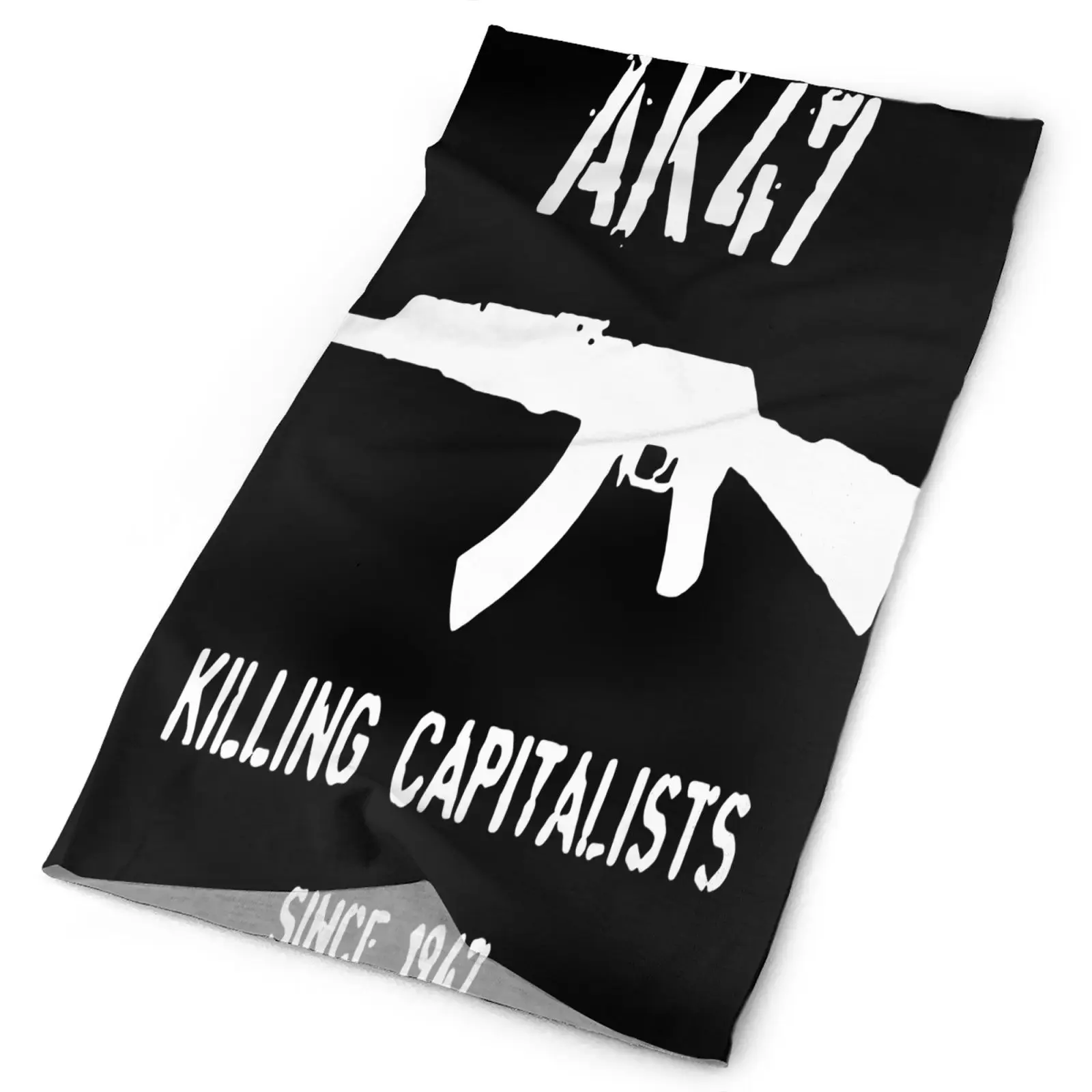 

Ak47 Killing Capitalists Since 1947 Men's Bandana Tactical Equipment Military Fishing Scarf Face Mask Tactical Mask Skis Scarf