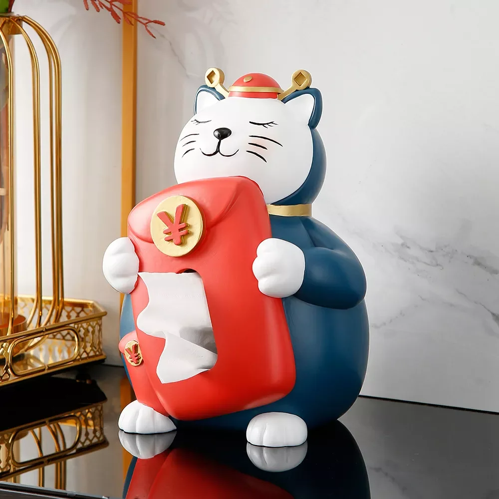 

Японские милые украшения в виде кошки на удачу, детская комната, спальня, офис, декоративные фигурки, рождественский подарок, креативная фот...