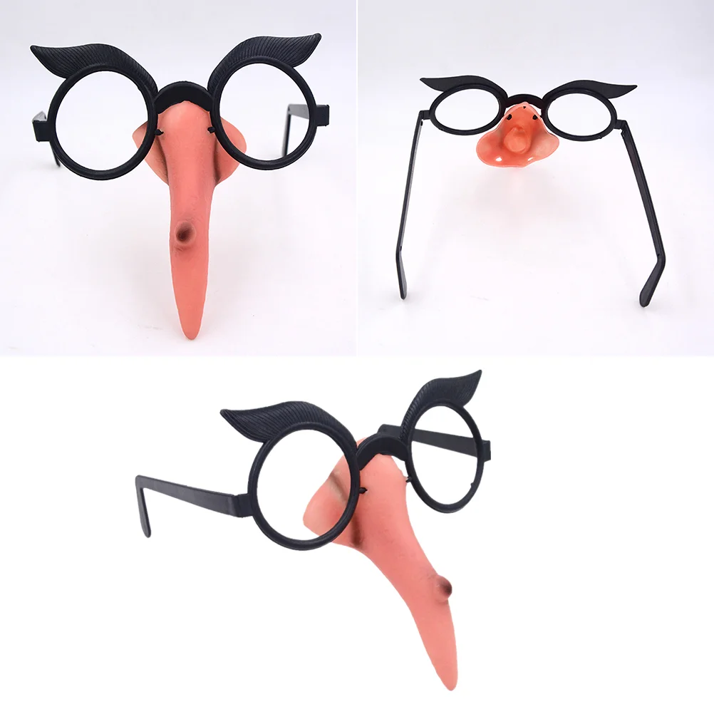

Eyeglassescostume Nose Funny Witch Glasses Disguise Dress Fancyaccessory Propsglasse Supplies Cosplay Wizard Mustache