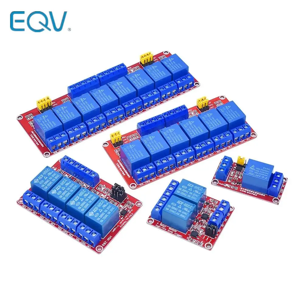 Плата релейного модуля 1, 2, 6, 4, 8 каналов, 5 В, 12 В, 24 В, экран со стандартным триггером высокого и низкого уровня для Arduino Плата релейного модуля 1, 2, 6, 4, 8 каналов, 5 В, 12 В, 24 В, экран со стандартным триггером высокого и низкого уровня для Arduino