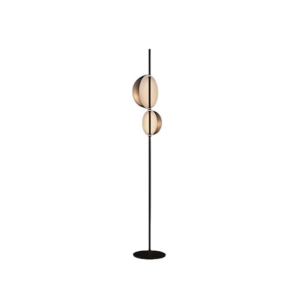 

Contemporary Brass Furnish Vertical 2-holder Floor Lamp