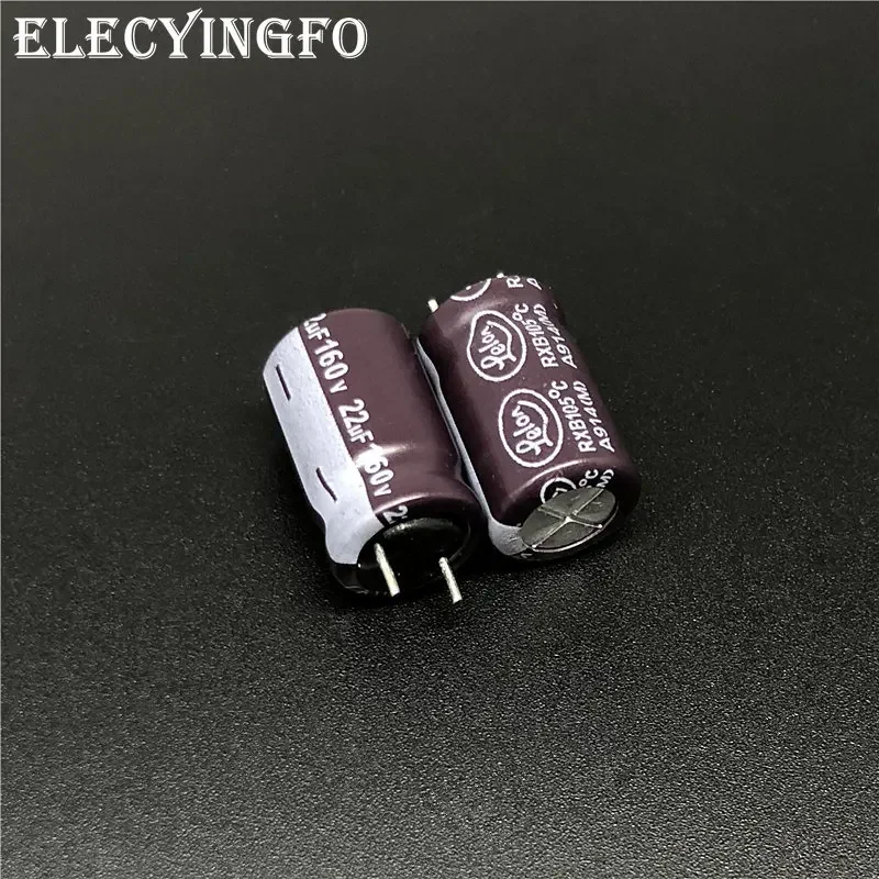 10 шт./100 шт. 22 мкФ 160 В LELON RXB серии 10x16 мм длительный срок службы блок питания