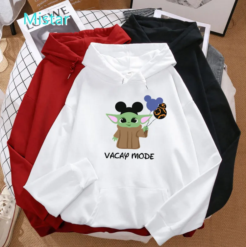 

Женская толстовка с капюшоном и длинным рукавом, с принтом