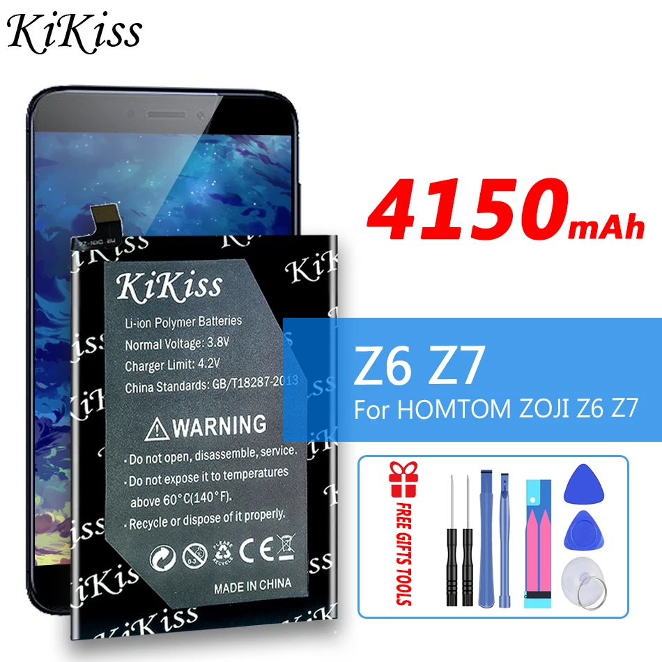 

KiKiss 4150mAh Z6 / Z7 Rechargeable Battery for HOMTOM ZOJI Z6 Z7