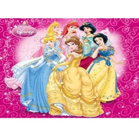 new disney six princess theme kids favor birthday pack event party cups plates baby shower disposable tableware supplies