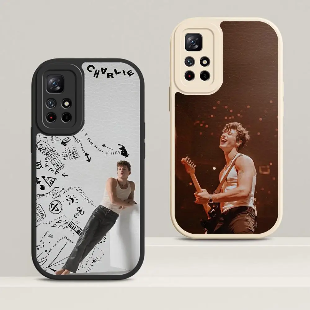 Чехол для телефона Singer C-Charlie P-Puth MAISTO из овечьей кожи Xiaomi Redmi 8 11 12 T Pro 10 Poco 11i 12X Ultra