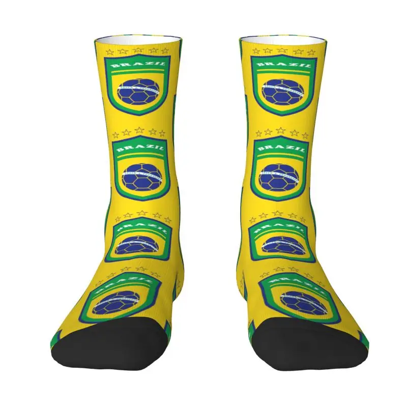 For Men Women Stretchy Summer Autumn Winter Brazilian Proud Crew Socks