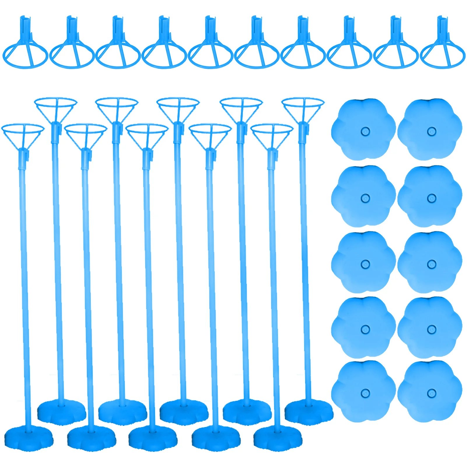 

10 шт., разноцветные палочки для украшения стола