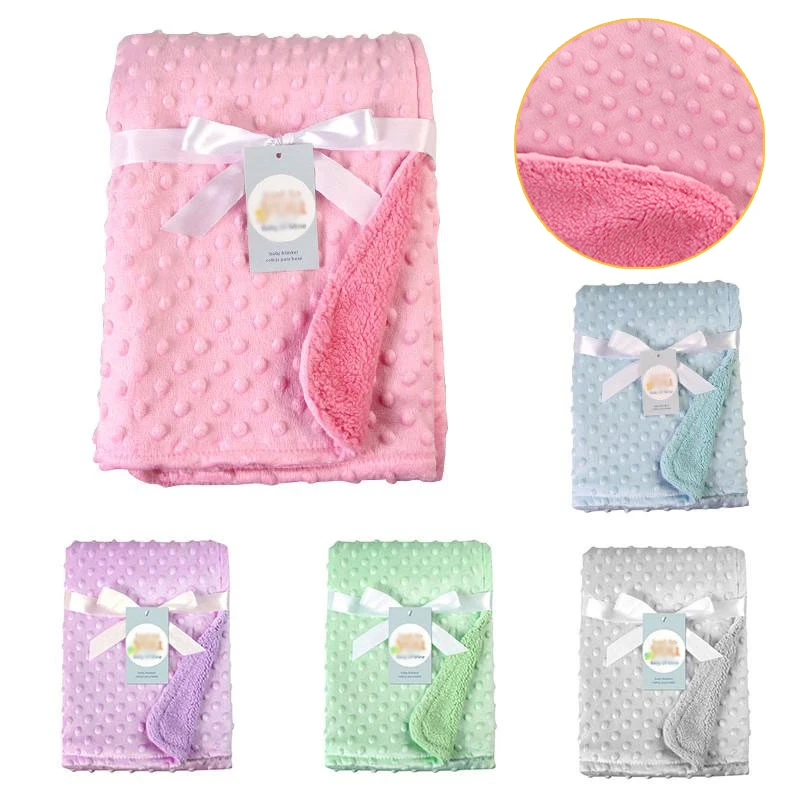 

Флисовое одеяло для новорожденных, 102 х76 см