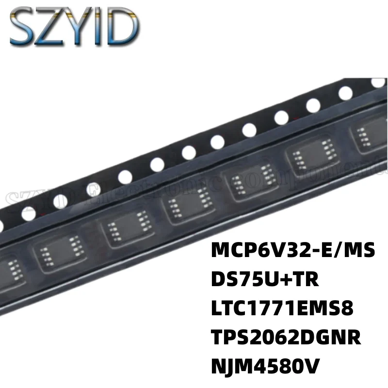 

1 шт. MSOP8- MCP6V32-E/MS DS75U + TR LTC1771EMS8 TPS2062DGNR NJM4580V