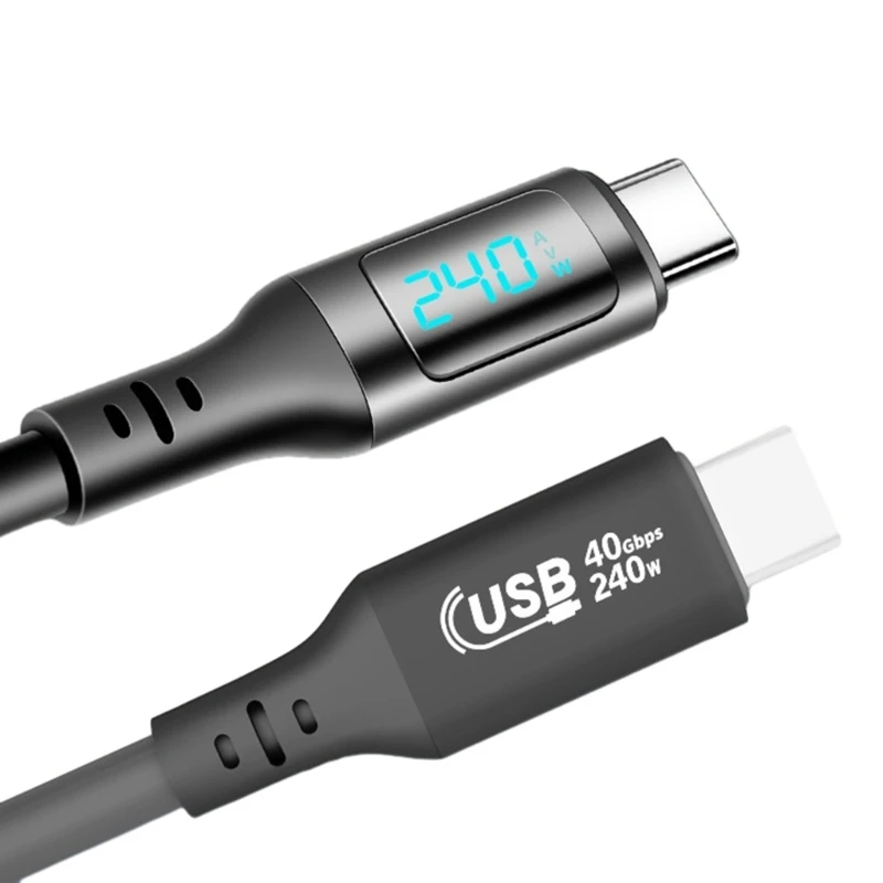 Кабель USB к тип быстрая зарядка PD240W кабель для передачи данных 40