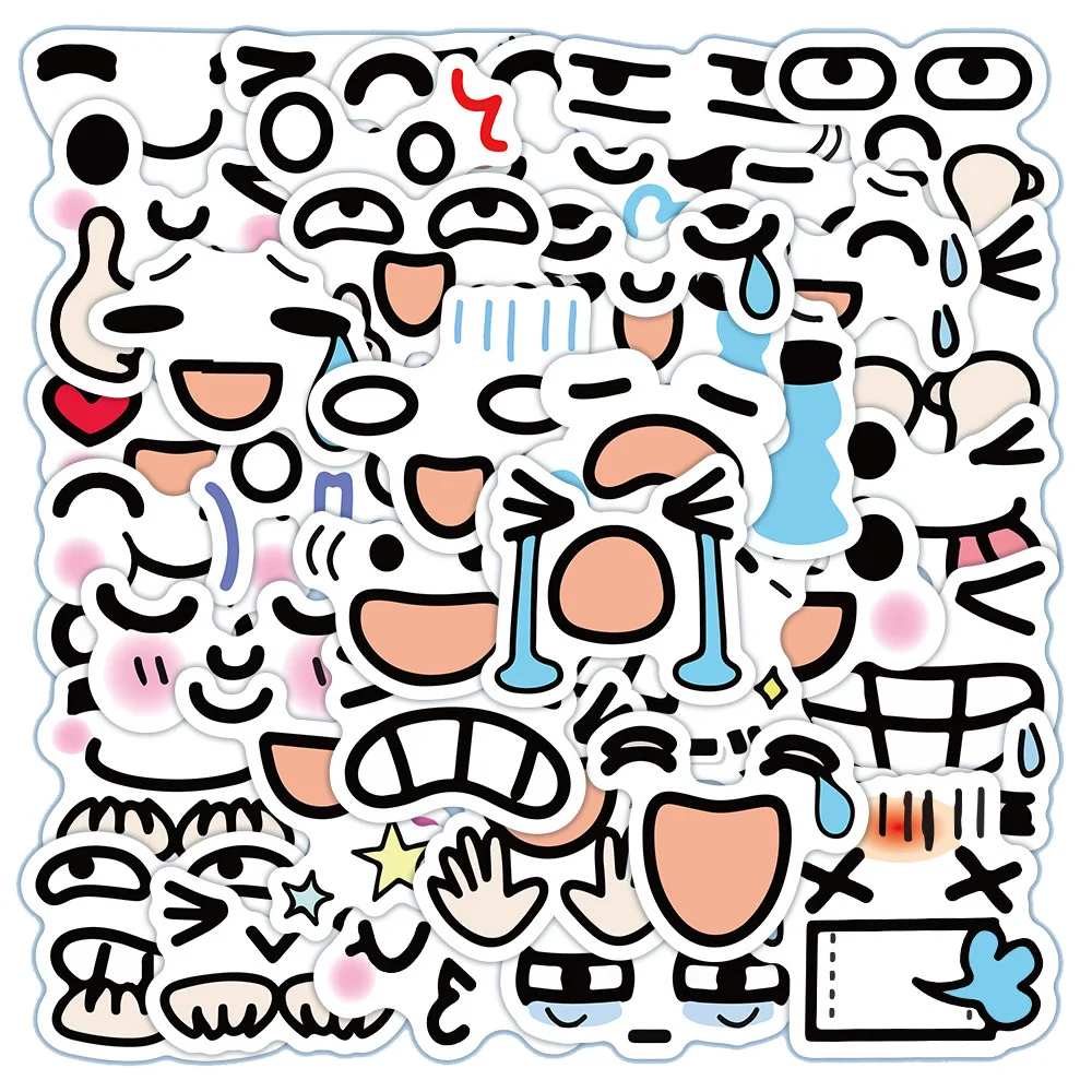

10/20/40pcs Cartoon Funny MEME Stickers for Scrapbooking Laptop Phone Case Water Bottle PVC Graffiti Kids Sticker Decals Packs