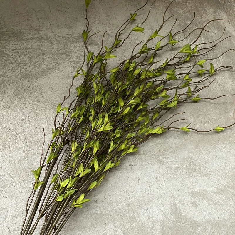 

Aqumotic 105cm Artificial Branches 1pc Autumn Decoration Indoor Fake Trees Wedding Hall Flower Photography Props Green Plants