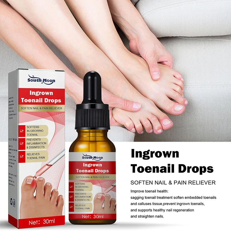 

10ml Ingrown Toenail Treatment Serum Nail Correction Recover Oil Pain Reliever Nail Softener Trim with Ease Oil Feet Health Care