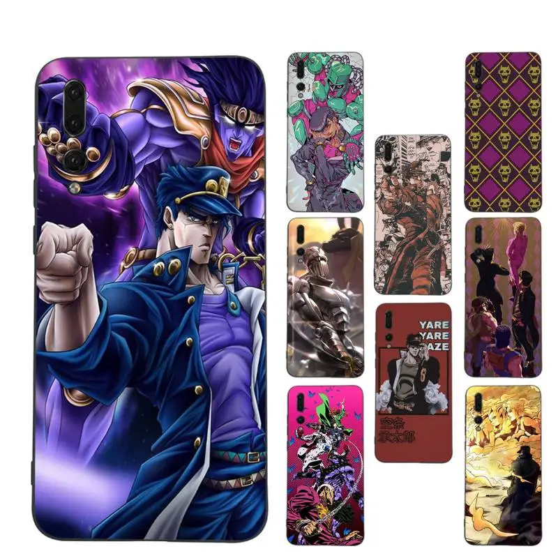 

Anime JoJos Bizarre Adventure Phone Case Soft Silicone Case For Huawei P 30lite p30 20pro p40lite P30 Capa