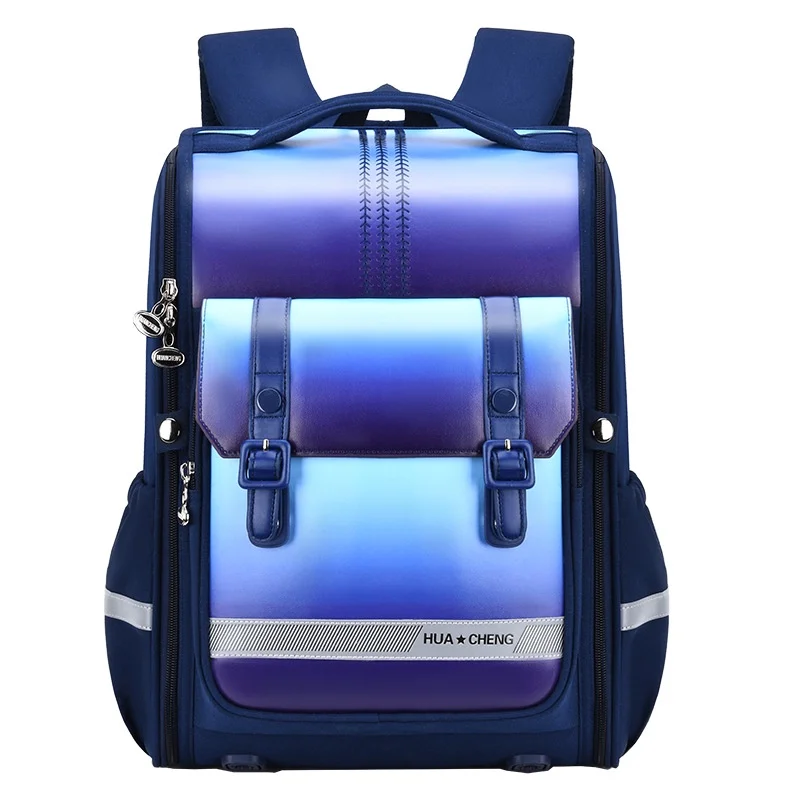 New British Style Children Primary School Students Bags Girl Boy Large Capacity Fashion PU Oxford Large Capacity Backpacks 2022