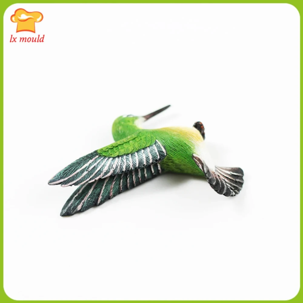 Силиконовая форма HUMMING BIRD, помадка, шоколадная глазурь, украшение для торта, топпер, форма для выпечки, смола, глина, помадка, гибкий полимер (art.: 3920d259c4ffe) - 3920d259c4ffe