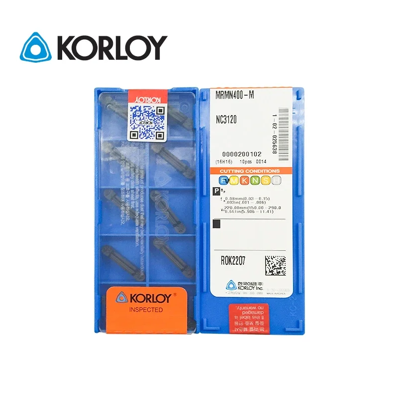 10 шт. KORLOY оригинальные MRMN MRMN400 M NC3020 NC3030 NC3120 PC6510 PC9030 многоразовые канавки с