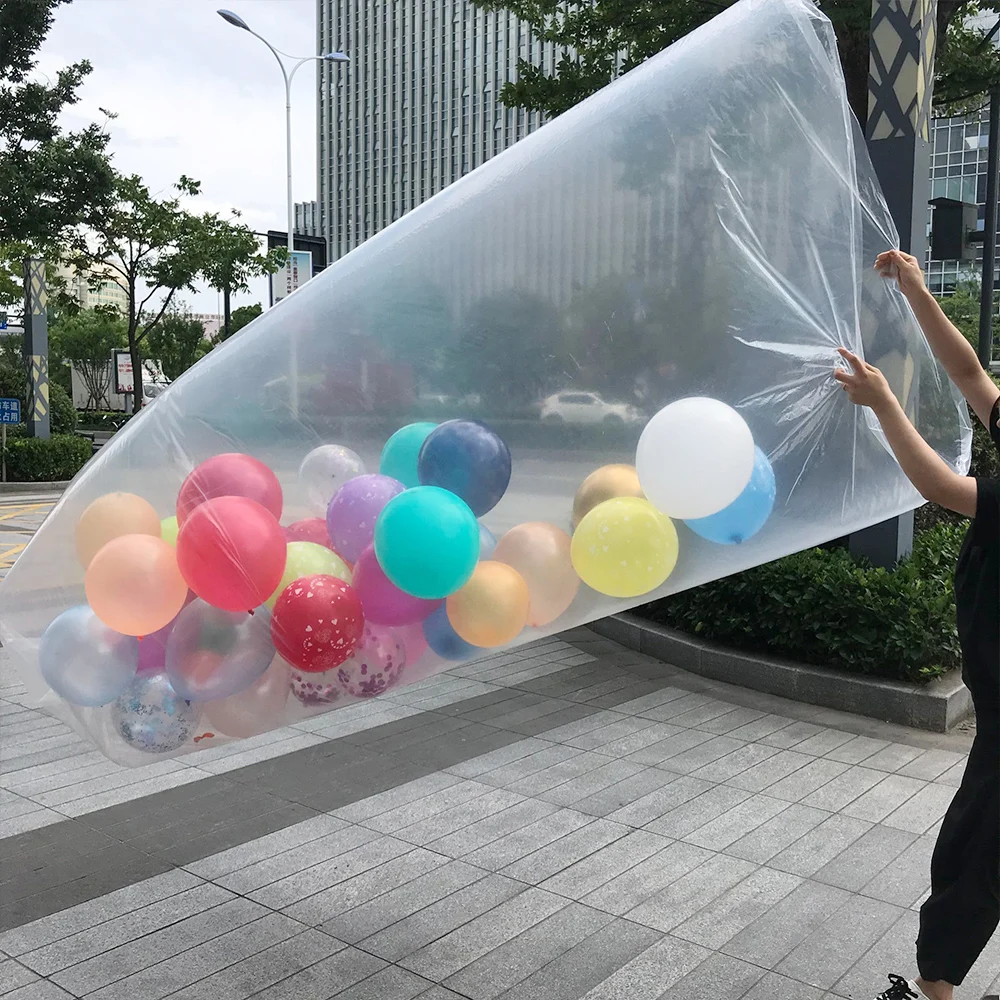 1 шт. 5x2 5 м гигантский мешок для хранения воздушных шаров прозрачный большой