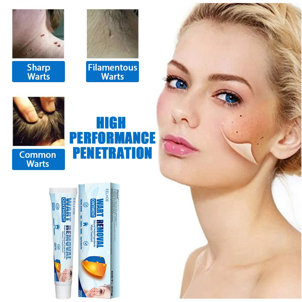 

EELHOE Face Tags Warts Remover Cream Body Tag Herbal Extract Ointment Foot Corn Remove Antibacterial Plaster Face Care Products