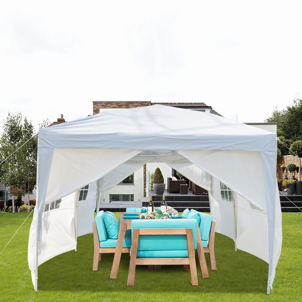 

Наружная водонепроницаемая палатка, белый тент из ткани Оксфорд, для кемпинга, от солнца, 3x6 м, 600x300x250 см