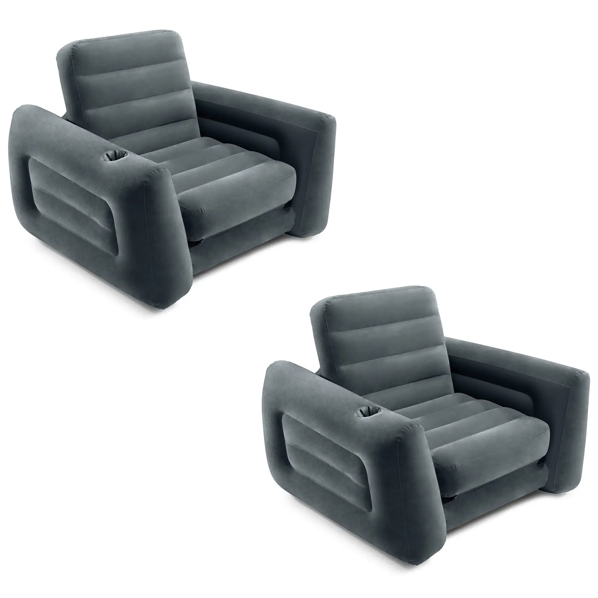 

Inflatable Pull Out Sofa Chair Sleeper/Twin Sized Air Mattress (2 Pack)