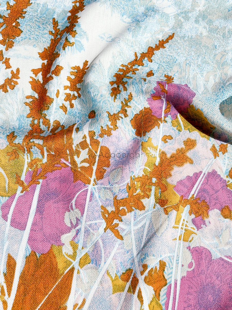 2025 длинный кашемировый шелковый шарф женские роскошные Дизайнерские Большие