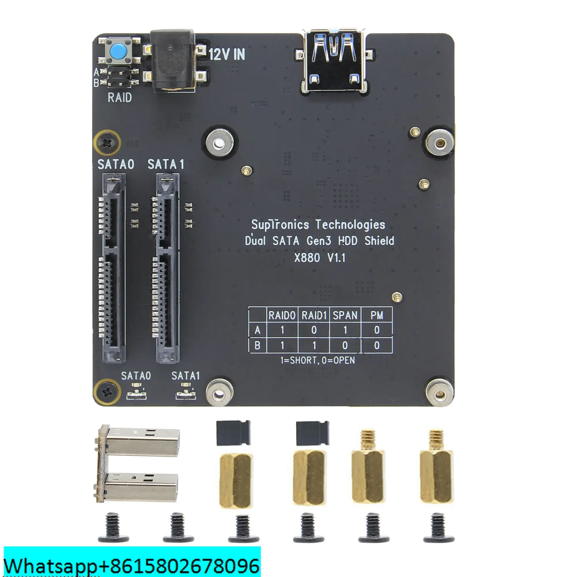 4 Papan Ekspansi Dapat жесткий диск Antarmuka SATA X880 2 5 Inci 3 Dicocokkan Sesuka Hati