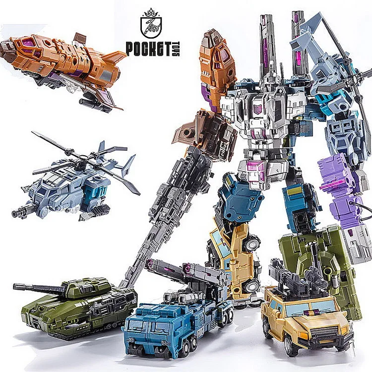 

Игрушка деформационная 5 в 1, карманная игрушка 27 см, PT05 Bruticus Battle Team, малый размер Bruticus Vortex Onslaught Swindle Blast Off