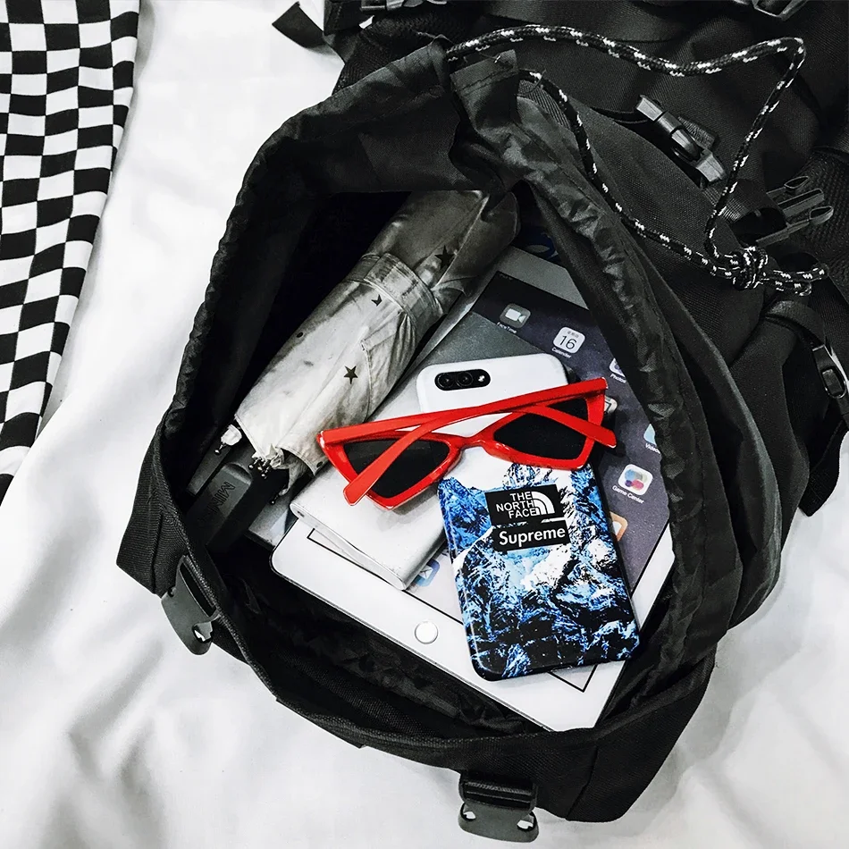 Трендовый крутой уличный дорожный рюкзак мужские школьные рюкзаки для