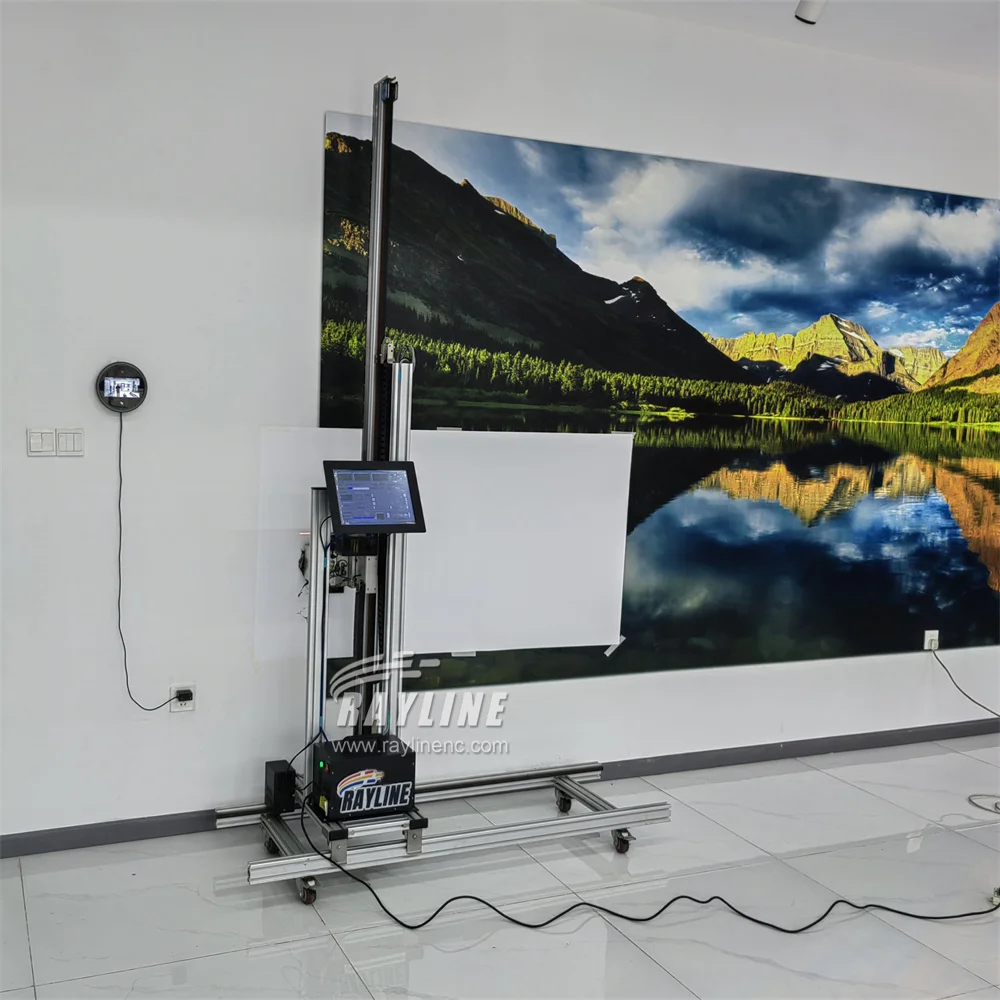 3D Настенный УФ-принтер плоский умный вертикальный настенный принтер цифровая