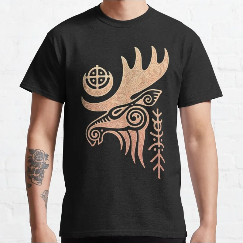 SHAMAN ELK Nordic Runes Celtic Knots Валгалла Стиль викингов Скандинавская мифология Бог