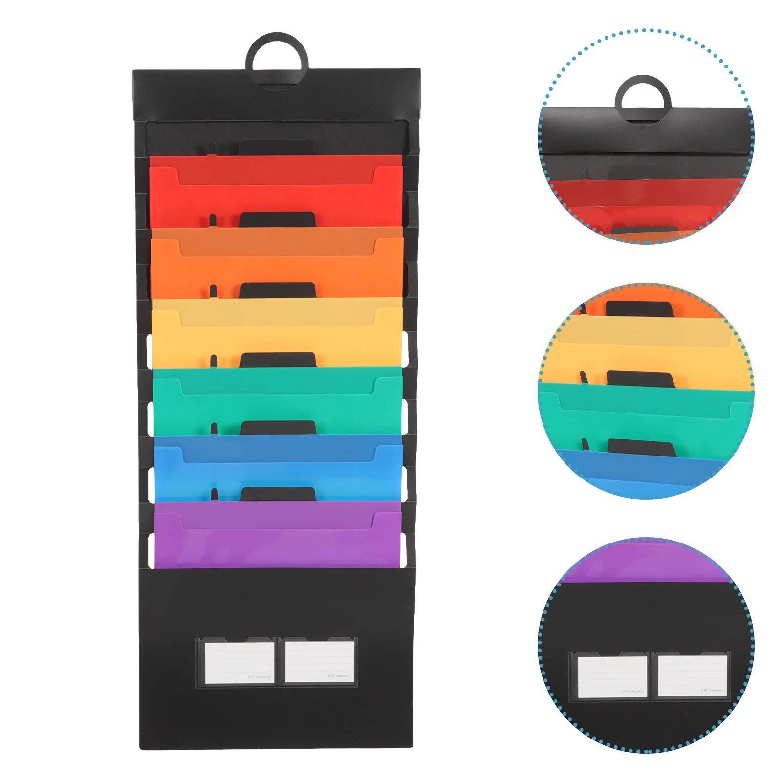 

Paper File Organizer Folders Anti-dirty Outdoor Bag Plastic Pp Accordion Hanging Portable