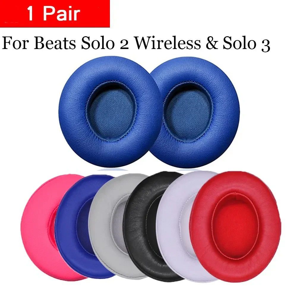 

For Beats Solo 2 Ultra-soft Earpads Cover Replacement Ear pads Cushion Earbuds For Beats Solo 3 Wireless Headset Earpads Case