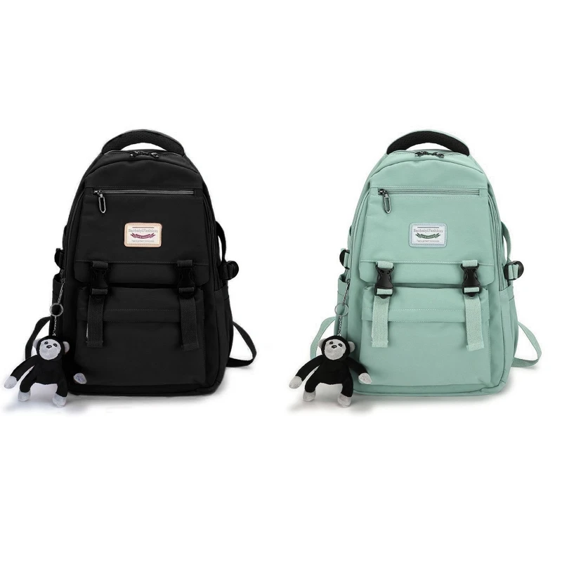 

School Bookbag Fashion Backpack for Teen Girls Large Capacity Schoolbag Cute Student Daypack Female Book Bags