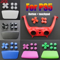 jcd 1 set dpad key abxy buttons set repair part replacement touch custom replacement plastic touchpad for ps5 controller