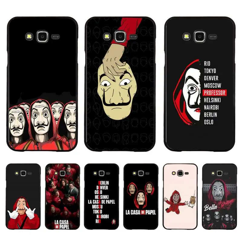 

Spain TV Money Heist House Paper La Casa de papel Phone Case for Redmi 8 9 9A for Samsung J5 J6 Note9 for Huawei NOVA3E Mate