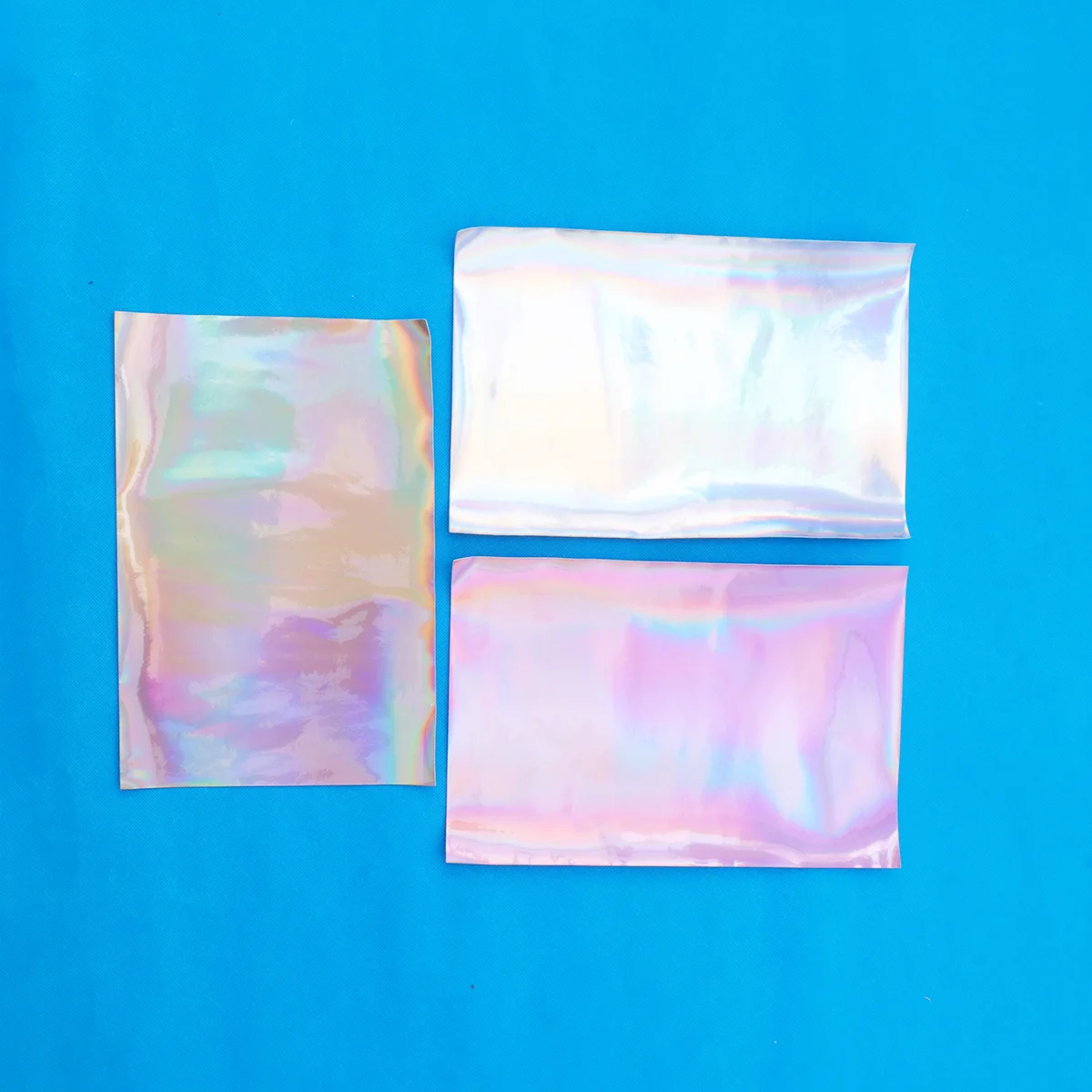 

3 Pcs Handmade Crafts Glitter Decor Glitter Fabric Sheet Hand Decor Indoor Hair Bow Fabric