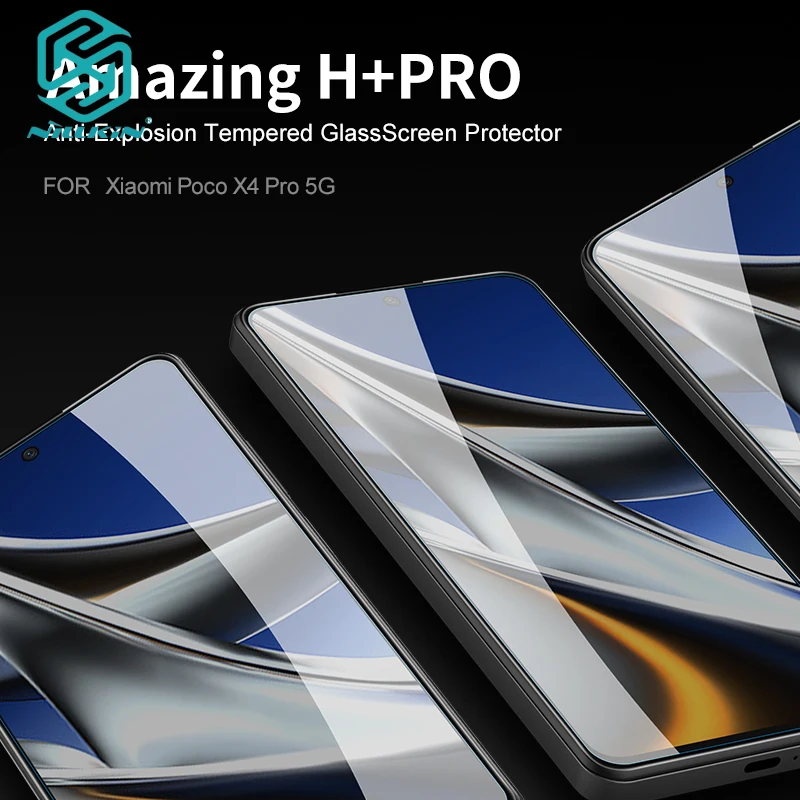 

NILLKIN H + Pro 0,2 мм супер тонкое 2.5D edg Взрывобезопасное закаленное стекло для Xiaomi Poco X4 Pro 5G защита экрана с антибликовым покрытием