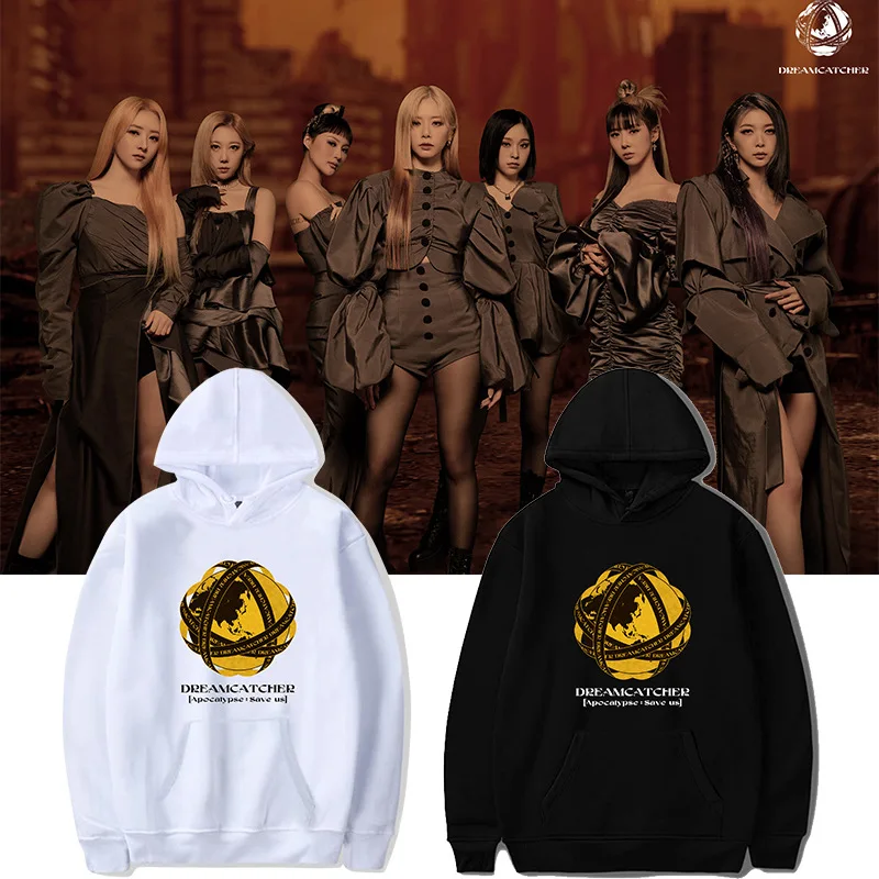 

Dreamcatcher Hoodies Apocalypse Save us Hoodie Sweatshirts Kpop Autumn Winter Hoodies for Men Women
