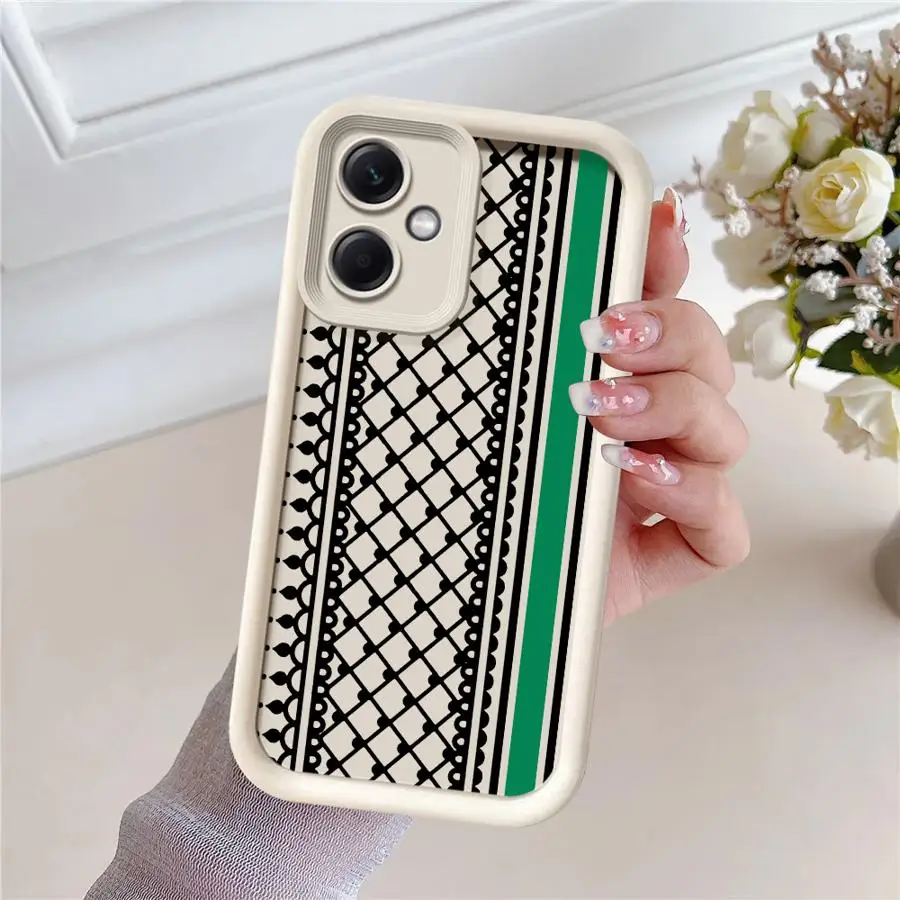 Чехол для телефона Hot Hattah Keffiyeh Xiaomi Redmi Note 13 Pro Plus 10Pro 11Pro 10S 11 12 11S 12S 12Pro 5G с мягким