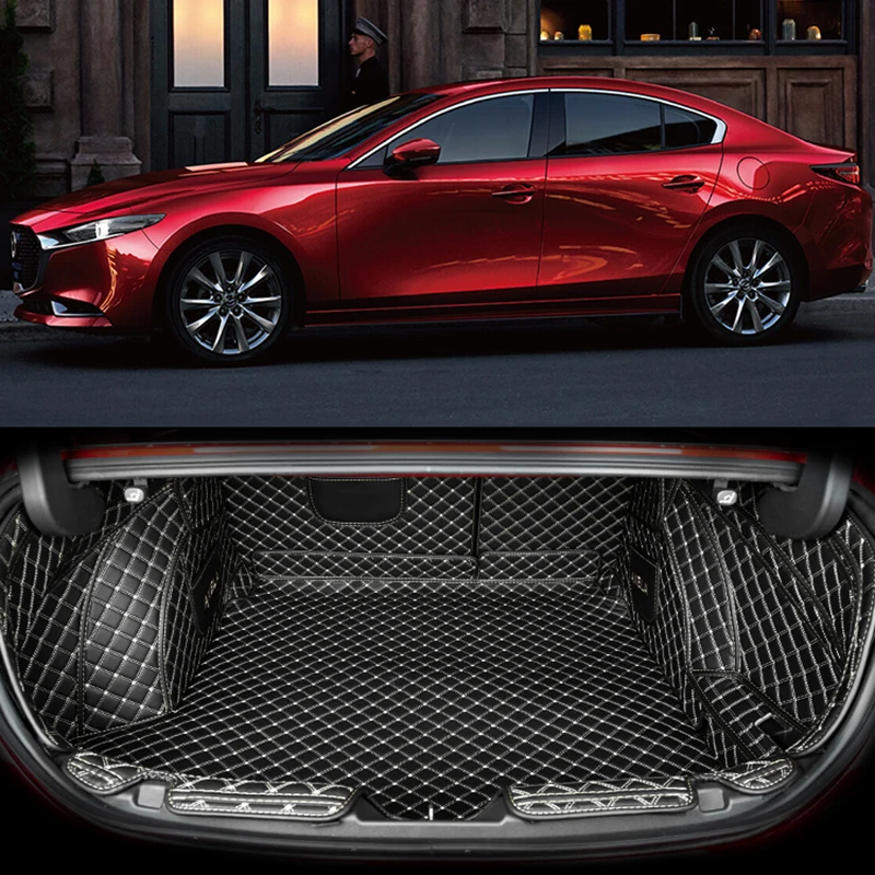 

Car Trunk Mat For Mazda3 Axela BP sedan 20192020 Accessories All Inclusive Back Trunk Cover Boot Cargo Liner Tray Protection Pad