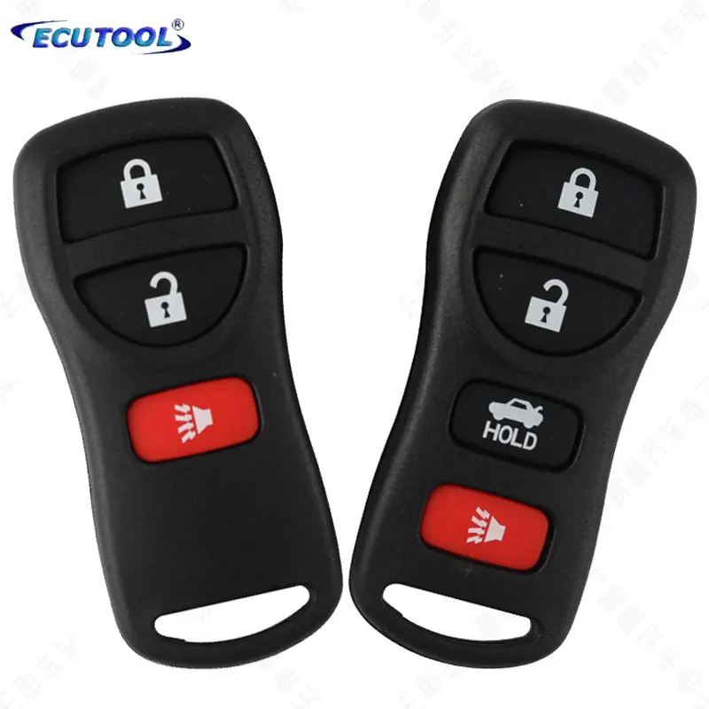 

ECUTOOL Car Key Shell Replacement for Nissan TIIDA NV200 Keyless Entry Remote KBRASTU15 Words Printed on the Back of the Cover
