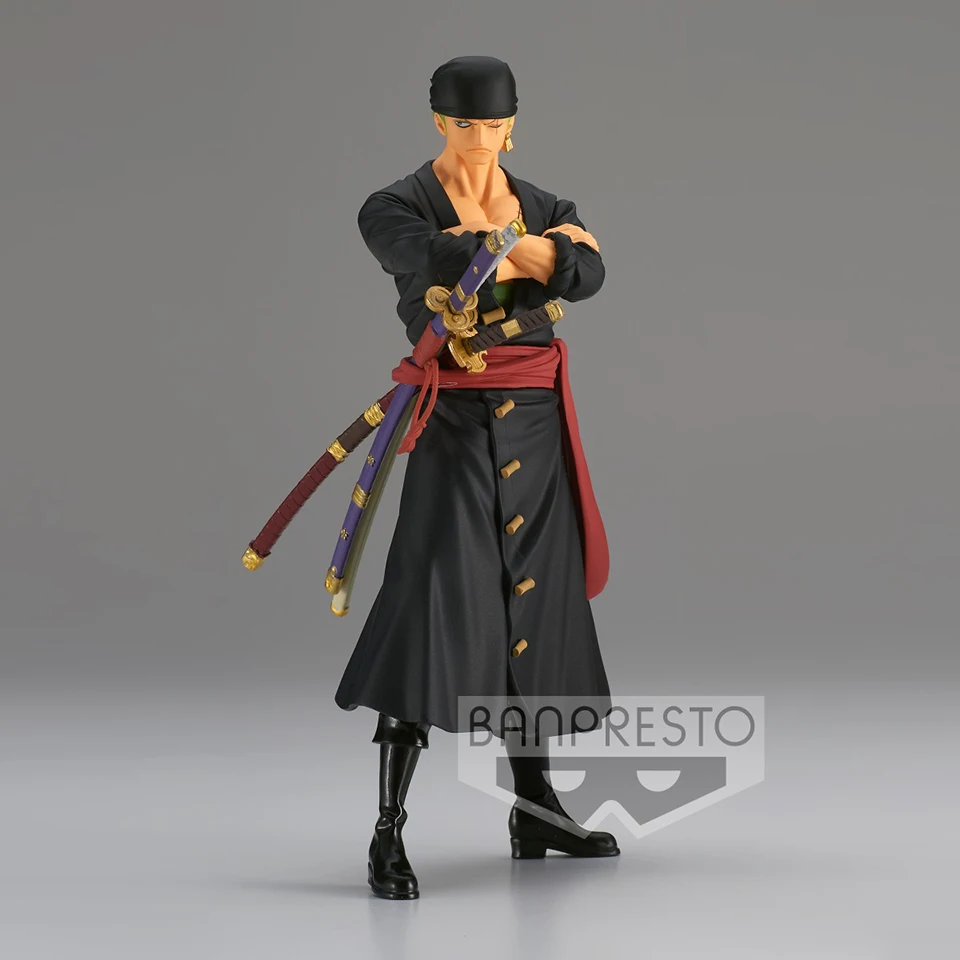 

LCFUN Original Genuine Banpresto Figure Roronoa Zoro One Piece DXF Wanno Country 17cm PVC Action Anime Model Colletion Toys