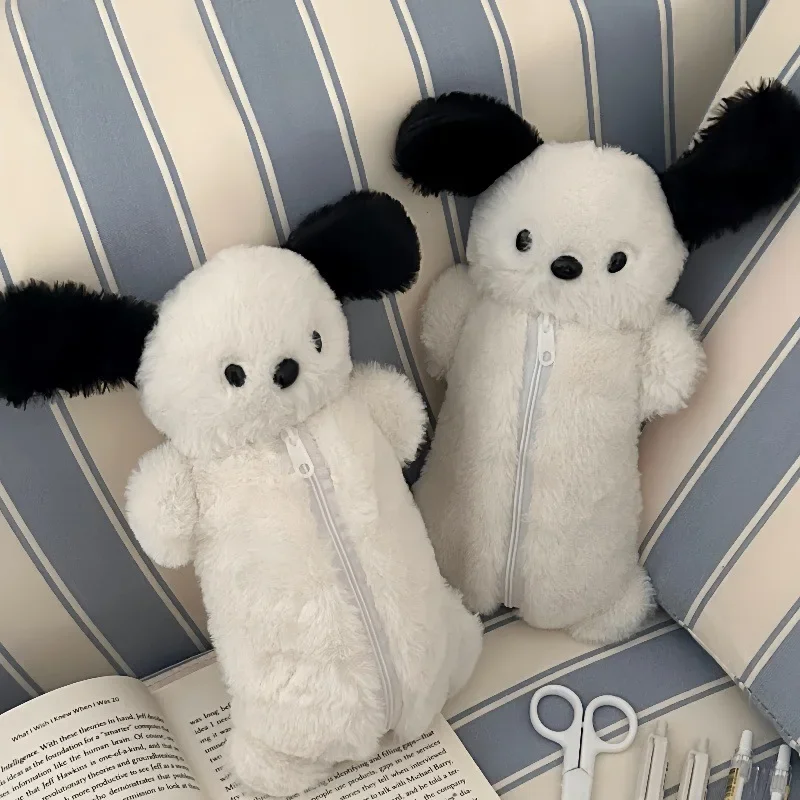 Sanrio Pochacco плюшевый пенал Kawaii сумка для карандашей студенческая коробка