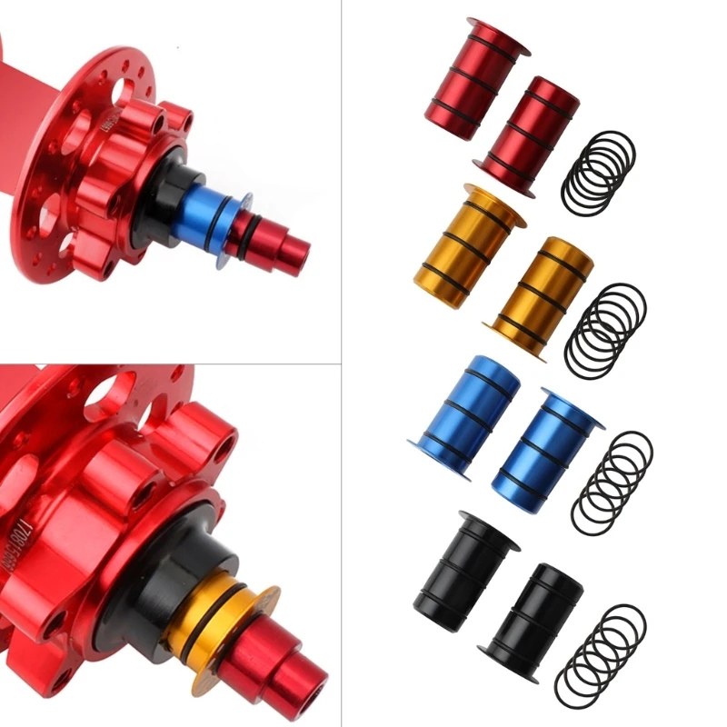 

2Pcs/pack Aluminum-Alloy Material Bike Hub Front Tube Shaft Adapter Kits Drop Shipping