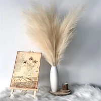 31 artificial pampas grass large tall fluffy bouquet wedding party home decoration plant simulation diy 80cm flower reed boho