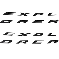 16x 3d letters abs front hood emblem explorer sport hood letters stickers for ford explorer 2011 2020 matte black