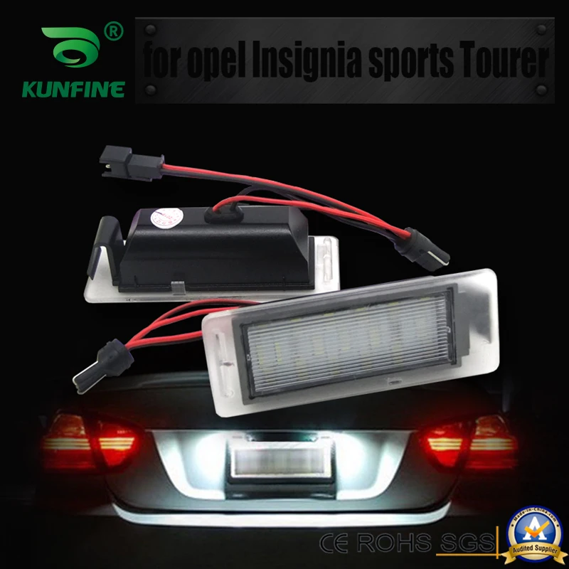 2 шт. автомобильный светодиодный светильник номерного знака для Opel Cherolet Insignia sports