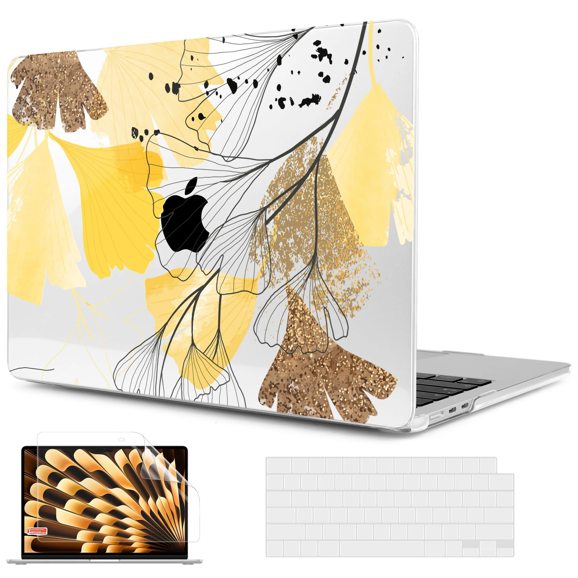 Жесткий чехол для Macbook Pro 14 16 M3 A2991 2981 A2992 2023 M2 Air 15